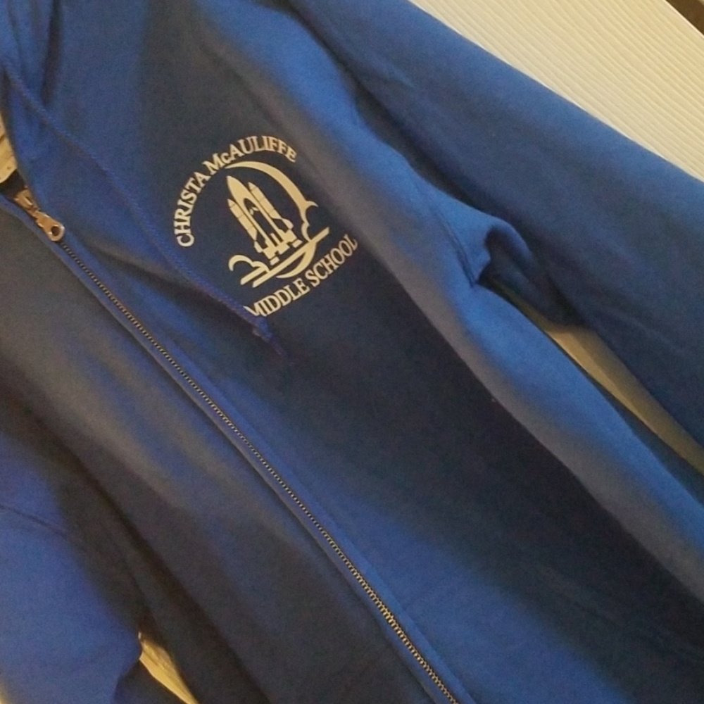Christa McAuliffe hooded sweatshirt